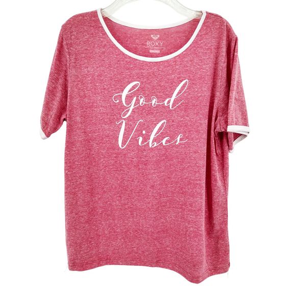 Roxy Good Ribes Ringer Tee - XL - Picture 1 of 6